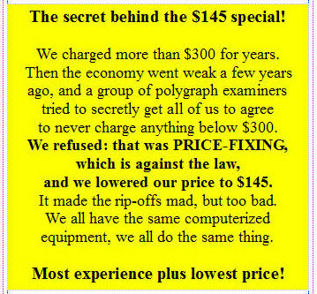 Polygraph Orange County prices